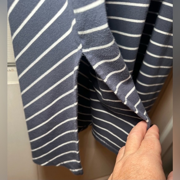 Have Navy and‎ White Striped Midi Dress - Picture 5 of 5